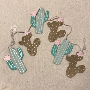 Cactus garland from Hobby Lobby